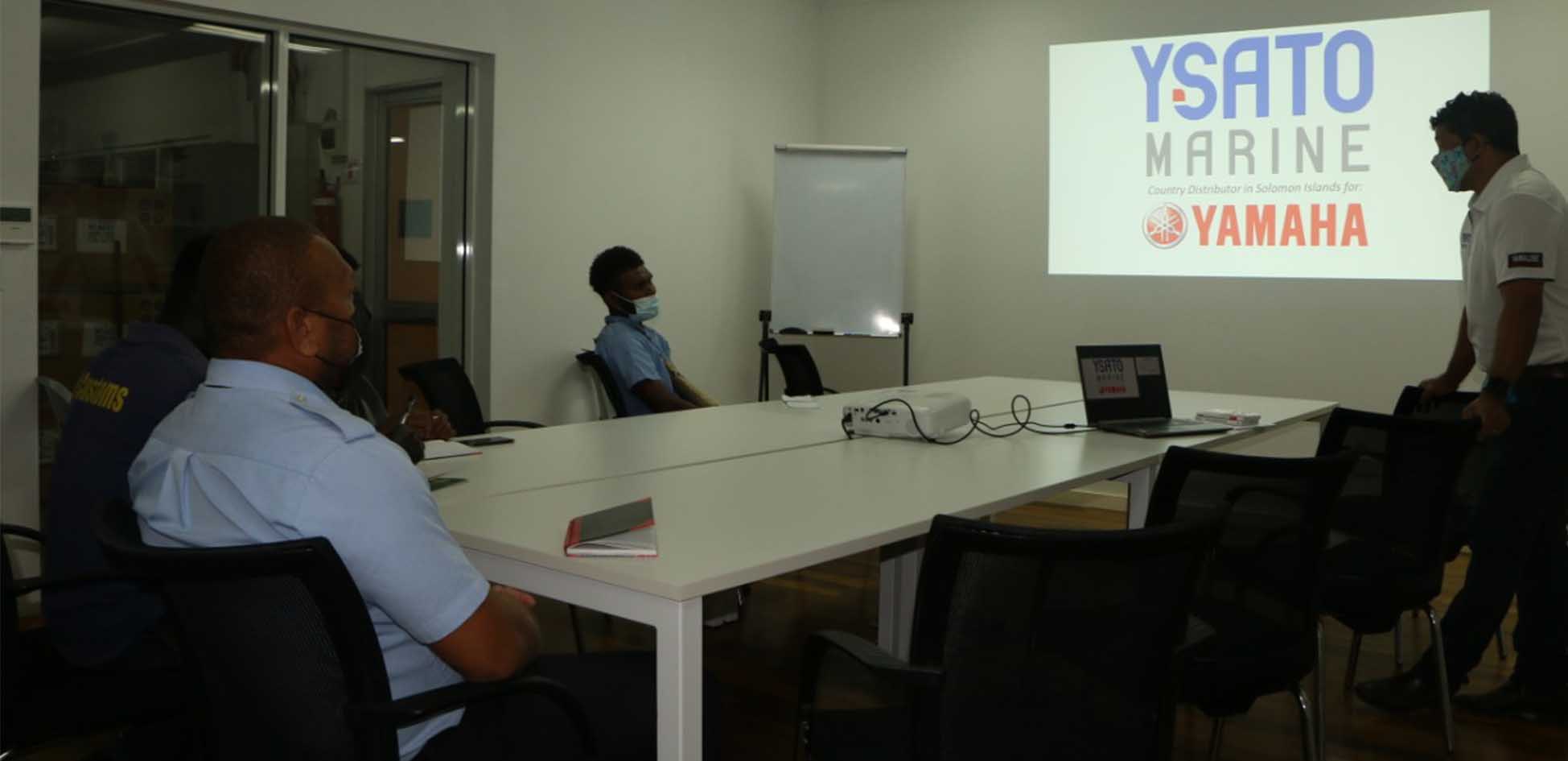 YSATO TRAINS CUSTOMS EXAMINERS IN YAMAHA TRADE MARK RECOGNITION AND SOLE DISTRIBUTOR RIGHTS